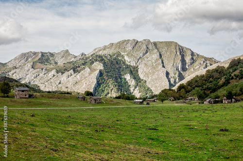 Asturias mountain Landscape north of spain