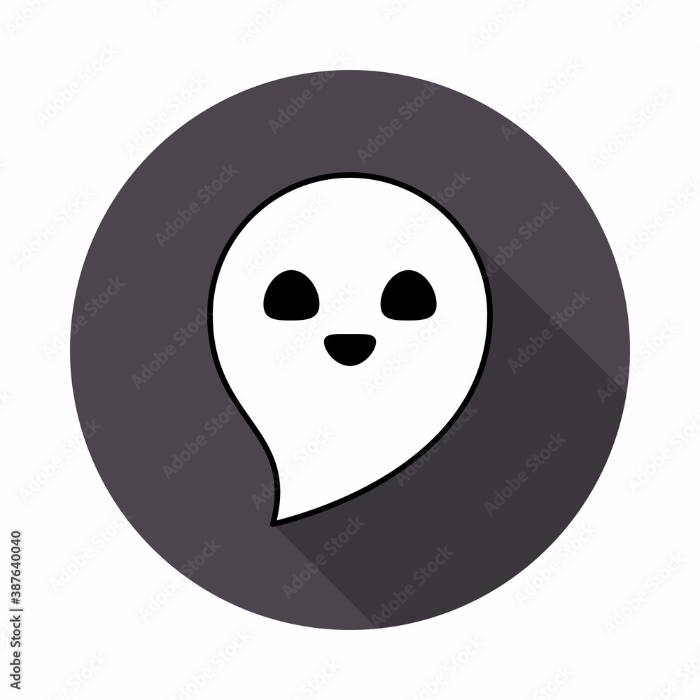 Halloween ghost, scary or cute cartoon spooky ghost, Halloween holiday. Halloween ghost, scary or cute cartoon spooky ghost, Halloween holiday.