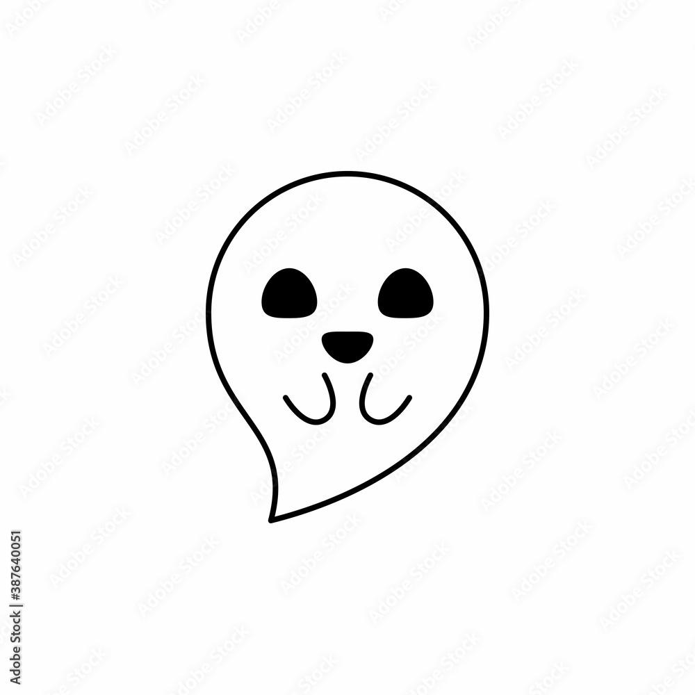 Halloween ghost, scary or cute cartoon spooky ghost, Halloween holiday. Halloween ghost, scary or cute cartoon spooky ghost, Halloween holiday.