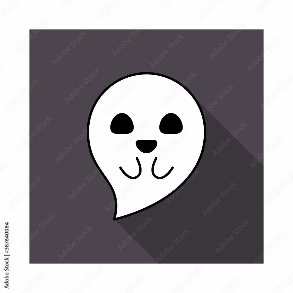 Halloween ghost, scary or cute cartoon spooky ghost, Halloween holiday. Halloween ghost, scary or cute cartoon spooky ghost, Halloween holiday.