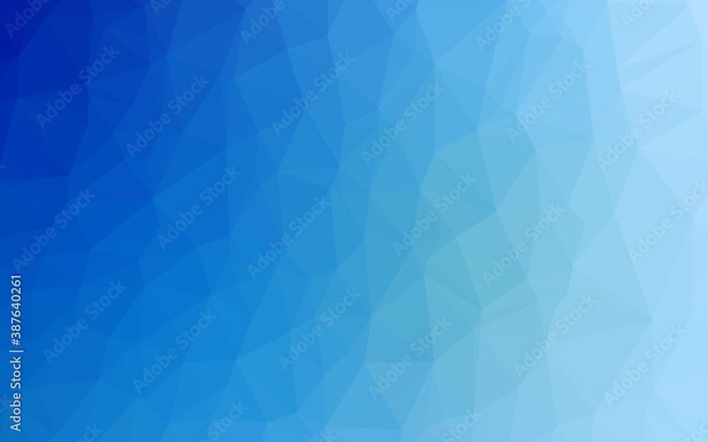 Light BLUE vector low poly texture.