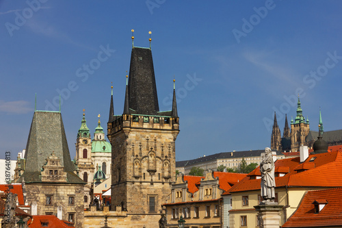 Prague, Czech Republic, old town architecture.