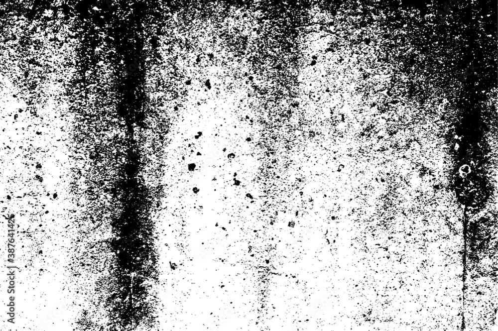 Abstract grungy grain stone, concrete wall, scratches, transparent backdrop. Background to use for overlay, texture, montage or brushes. Easy to recolor. Abstract vector illustration, eps 10. 