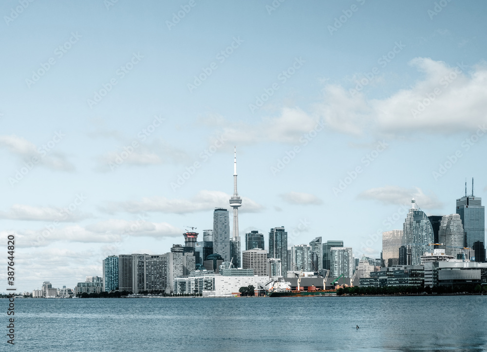 Obraz premium Silhouette von Toronto