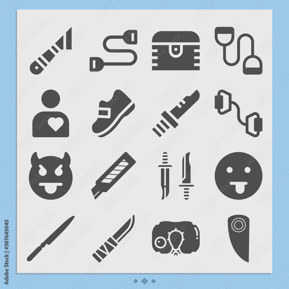 Simple set of throat related filled icons. Simple set of throat related filled icons.