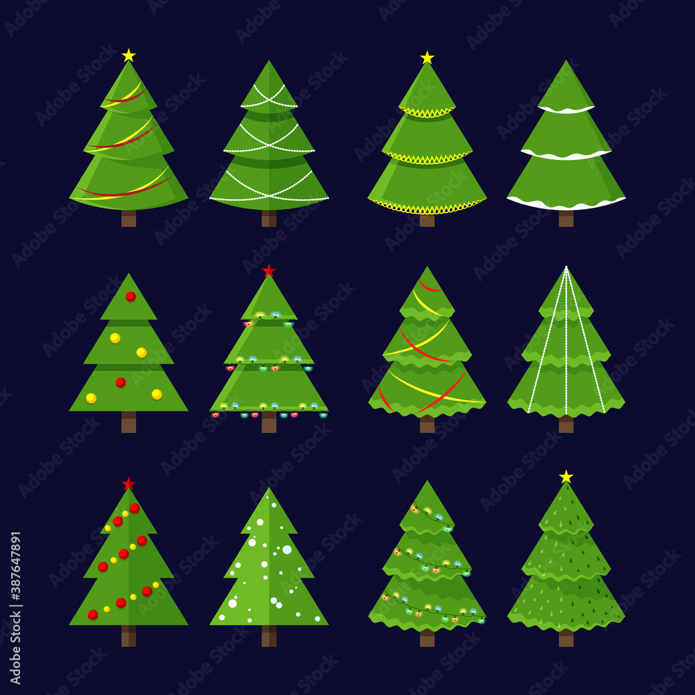 Cartoon Christmas tree. Christmas Tree Cartoon Images.
