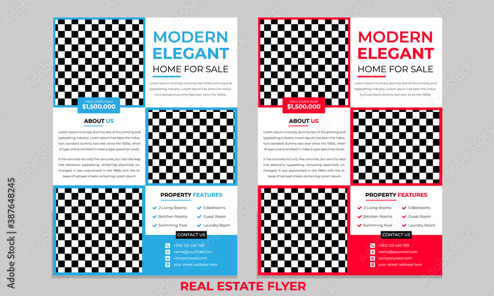 real estate flyer design free