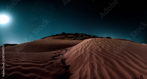 Desert Dunes Nightscape 