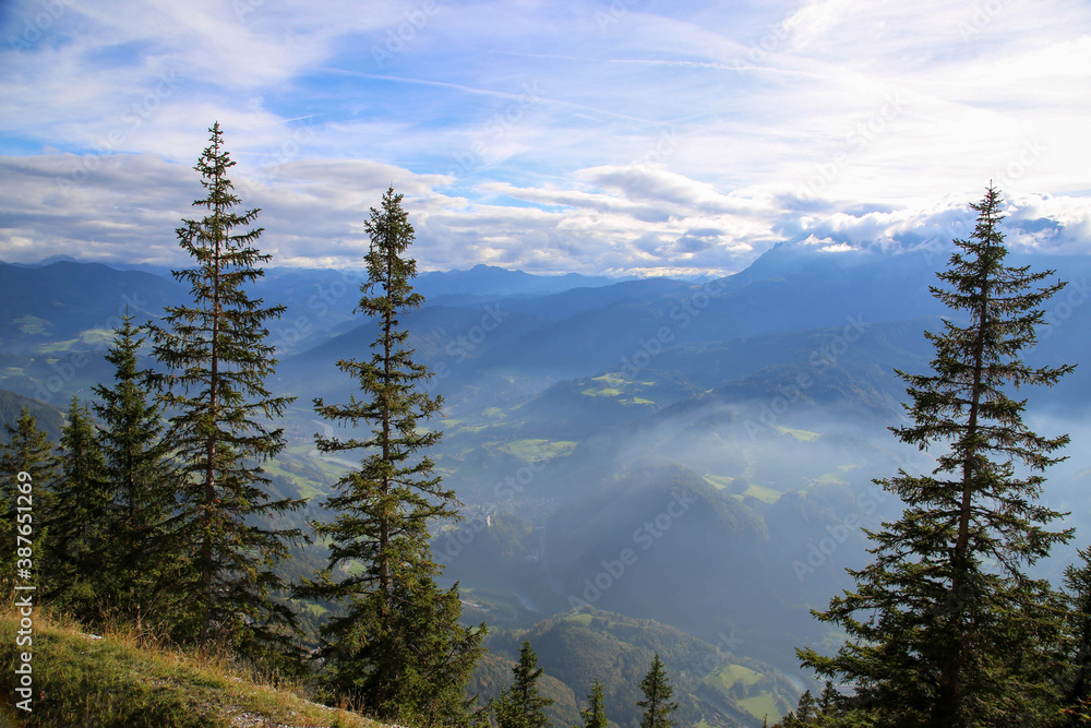 Obraz premium Morning mood in the Austrian Alps