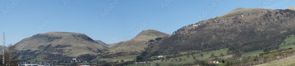 view of the mountains