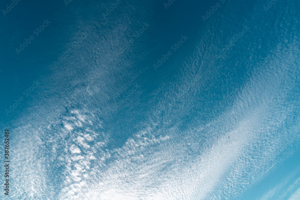 Background from a lot of white small clouds on blue sky Background from a lot of white small clouds on blue sky