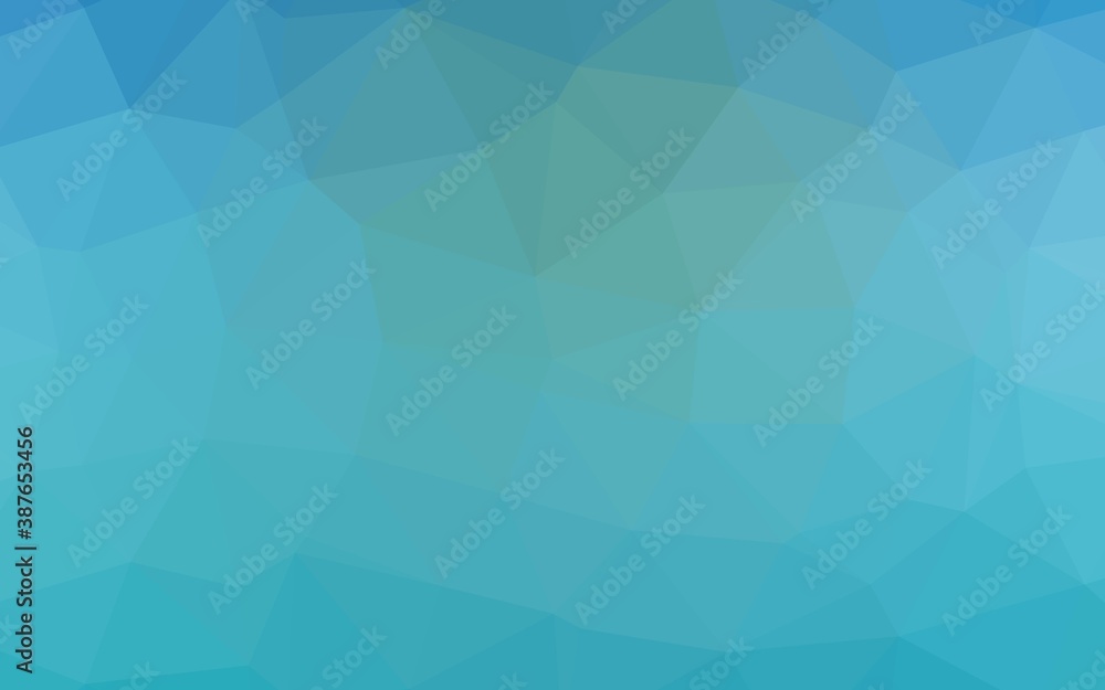 Light BLUE vector polygon abstract layout. Light BLUE vector polygon abstract layout.
