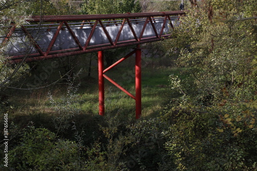 Iron bridge in the countryide