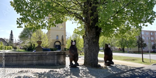 Urși din lemn photo