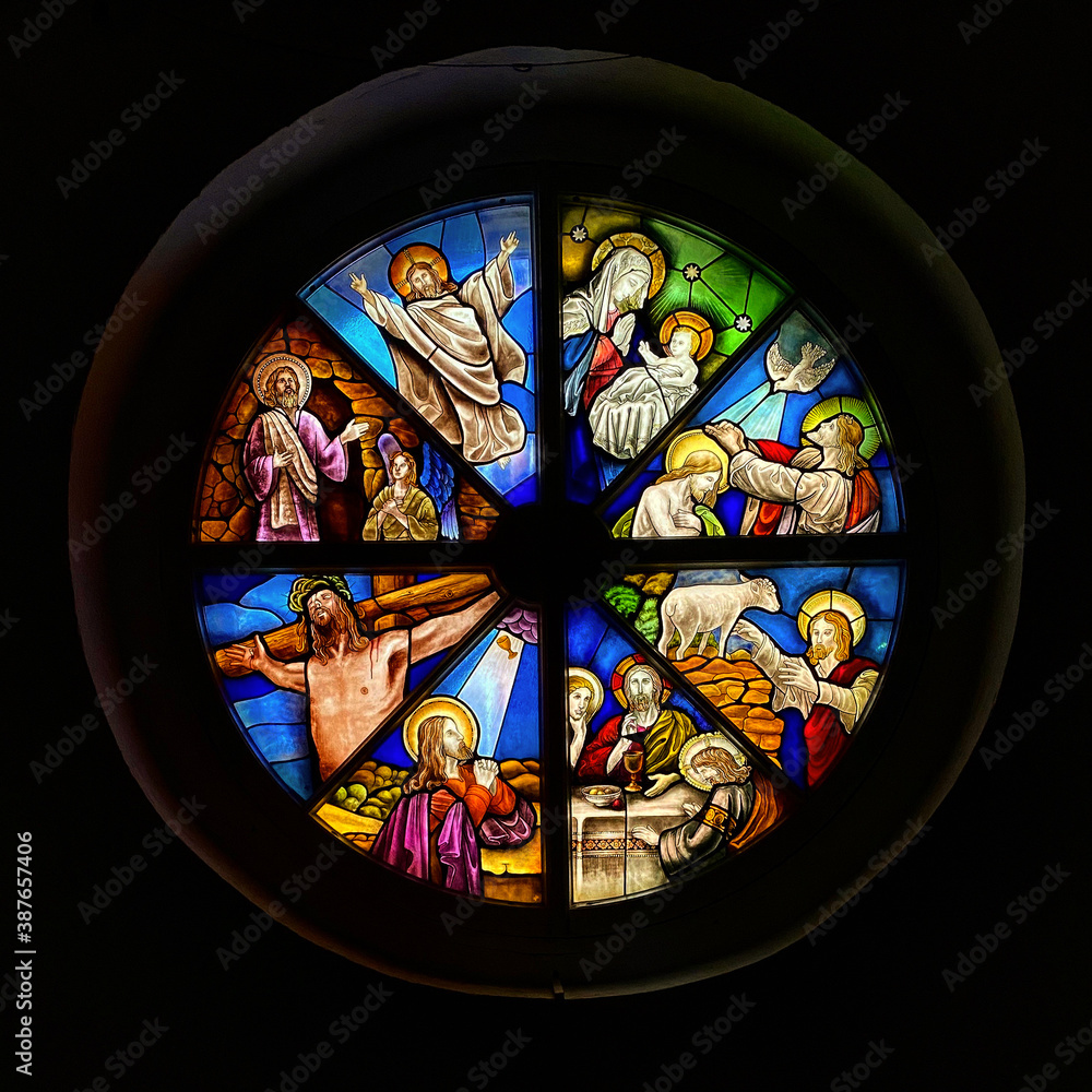 stained glass window stained glass window