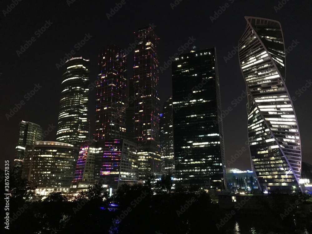 Obraz premium city at night