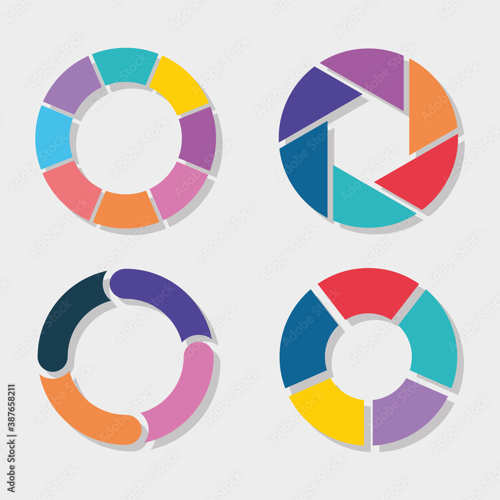 set of infographic elements, diagrams, graphs, circle charts and icons set of infographic elements, diagrams, graphs, circle charts and icons