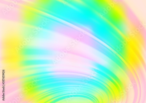 Light Multicolor  Rainbow vector modern bokeh pattern.