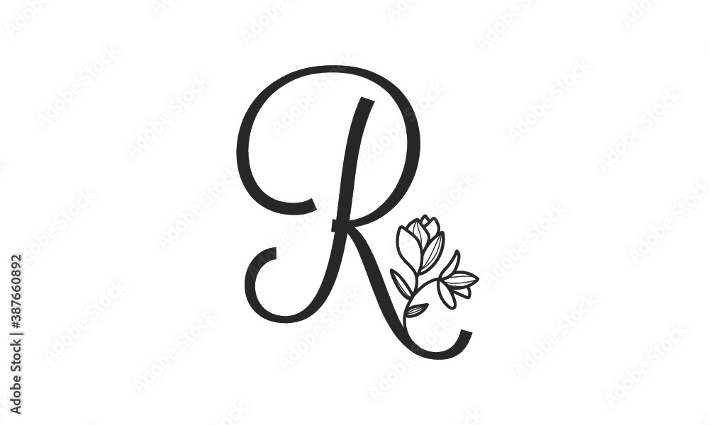 R wedding flowers alphabet characters R wedding flowers alphabet characters
