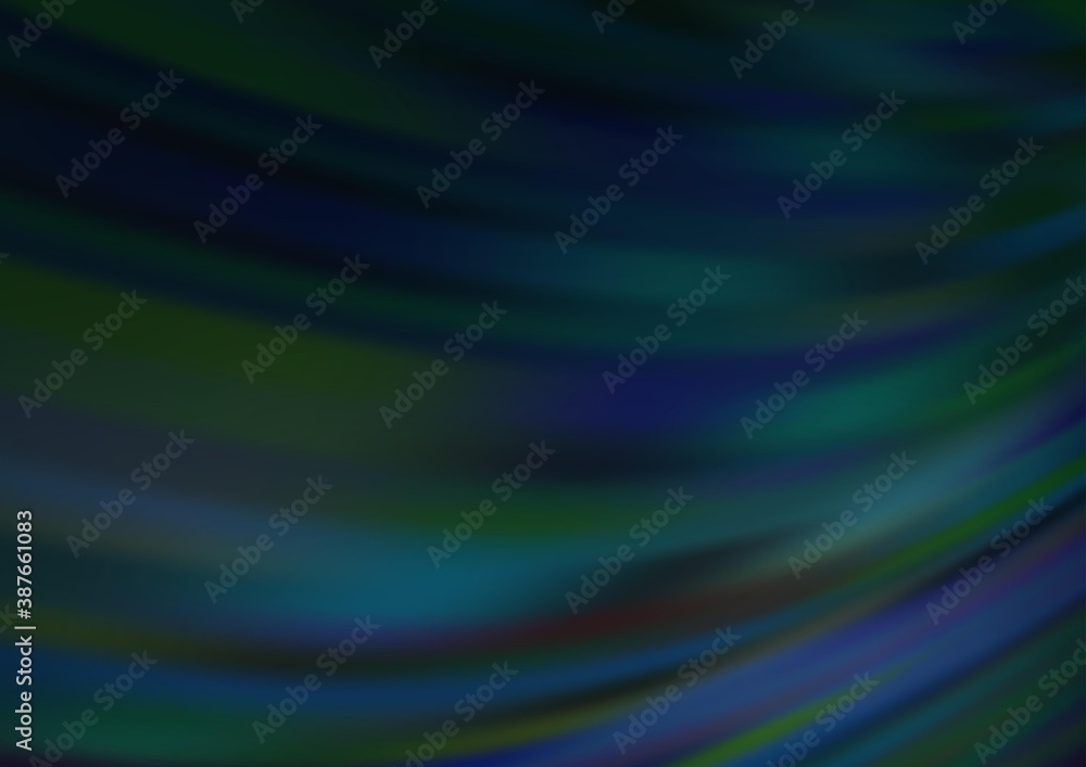 Dark BLUE vector modern bokeh pattern. Dark BLUE vector modern bokeh pattern.
