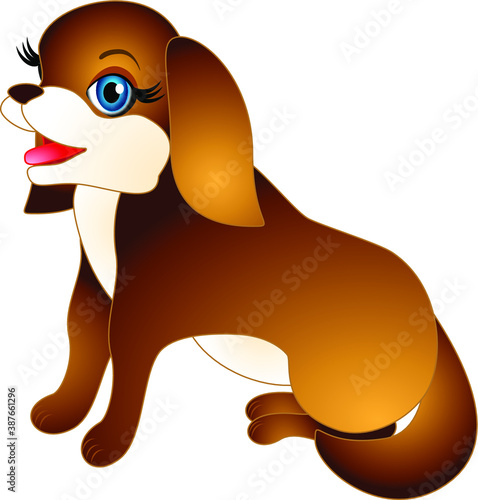 Cute dog.