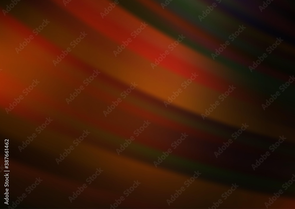 Dark Orange vector backdrop with long lines. Dark Orange vector backdrop with long lines.