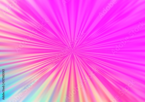 Light Pink vector blurred bright background.