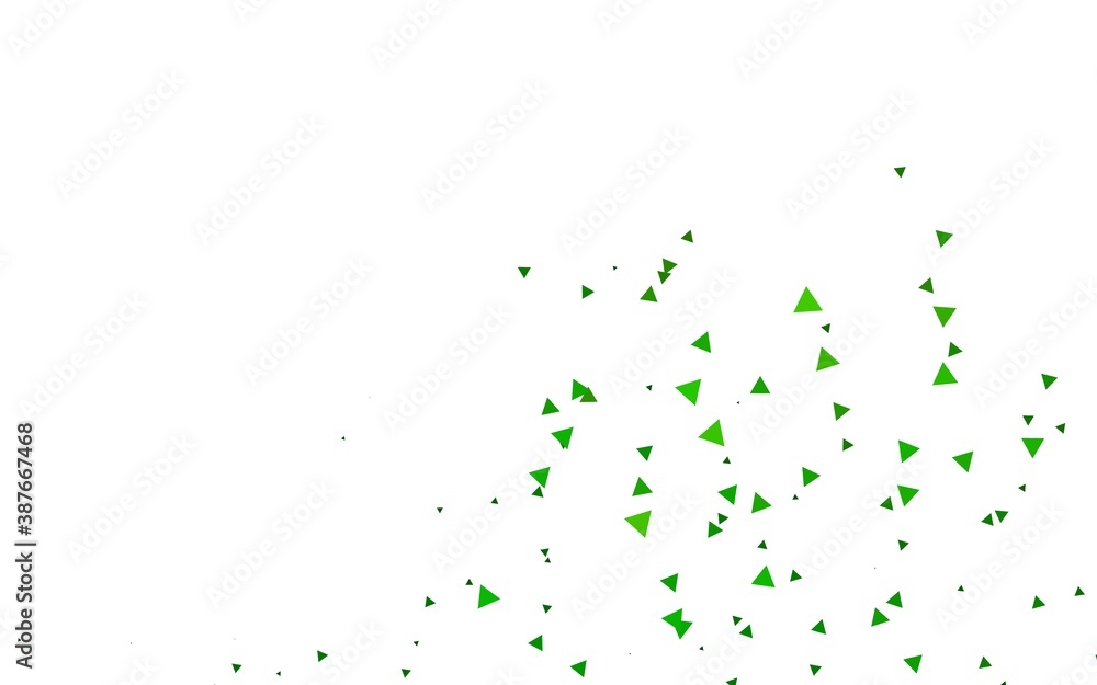 Light Green vector cover in polygonal style. Light Green vector cover in polygonal style.