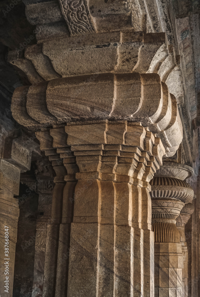 Badami, a small town in central Karnataka, is famous for its four rocky cave temples carved from a reddish sandstone in the mountain