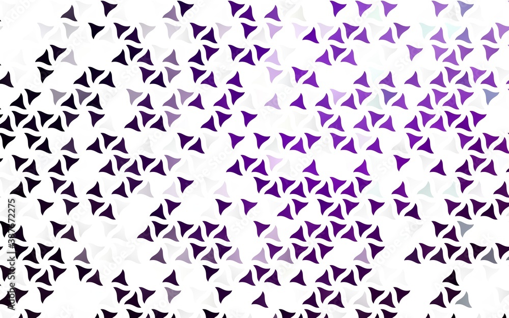 Light Purple vector seamless background with triangles. Light Purple vector seamless background with triangles.