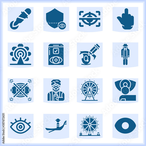 Inner city  related simple set. 16  filled