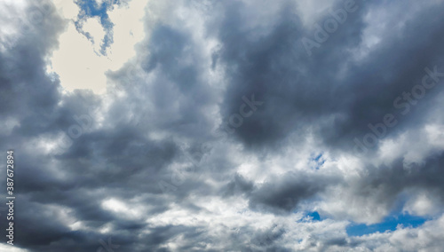 Blue Skies with Stormy Clouds