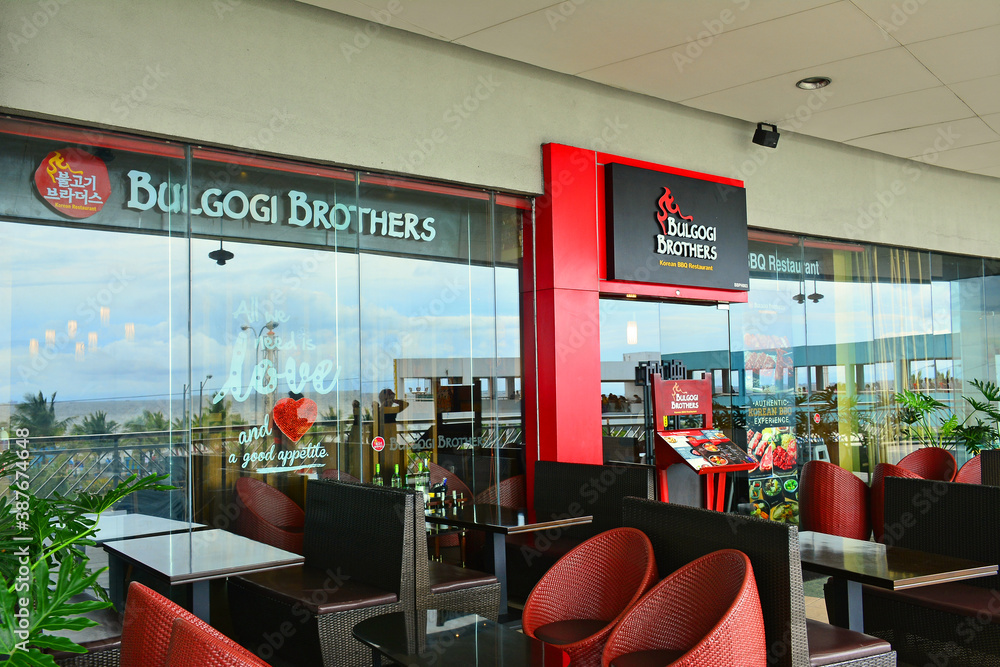Bulgogi Brothers restaurant facade at Sm Mall of Asia in Pasay