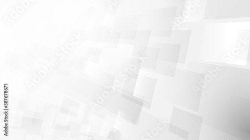 Abstract white and grey technology Hi-tech futuristic digital. High-speed movement. Squares texture. Vector illustration