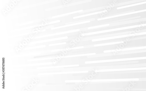 Abstract white technology Hi-tech futuristic digital. High and Lines speed movement. Vector illustration photo