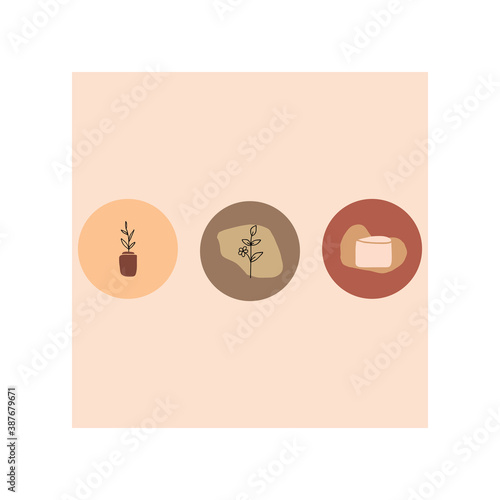 Wallpaper Mural Floral and abstract banner template. Great for social media posts, mobile apps, banners design, business cards, invitations, gift cards, flyers and brochures. Simple vector design.  Torontodigital.ca