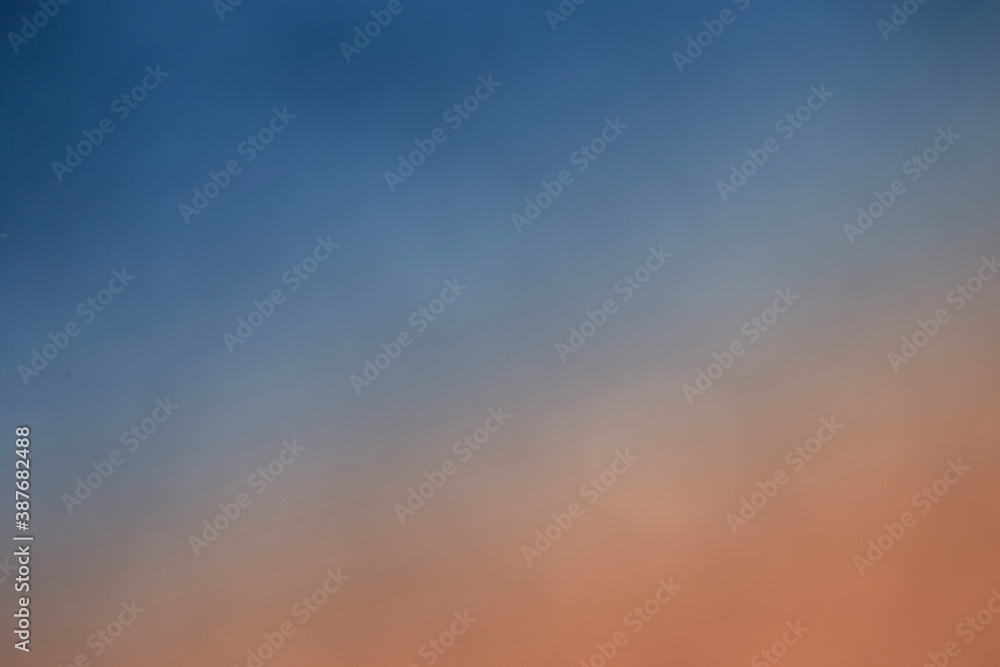 orange and blue blurred background