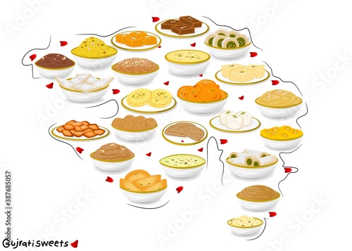 Wallpaper Mural All Gujarati Sweets or Mithai Torontodigital.ca