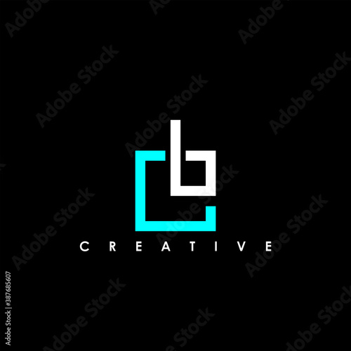 CB Letter Initial Logo Design Template Vector Illustration	
