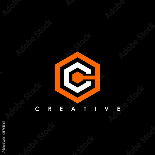 OC Letter Initial Logo Design Template Vector Illustration	 photo