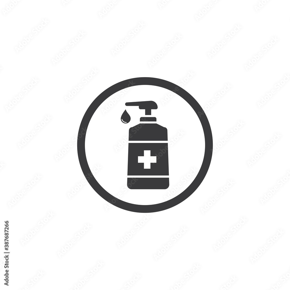 Hand sanitizer icon Hand sanitizer icon