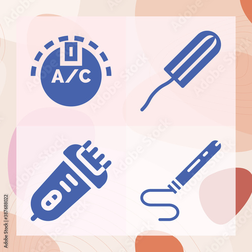 Simple set of rust related filled icons
