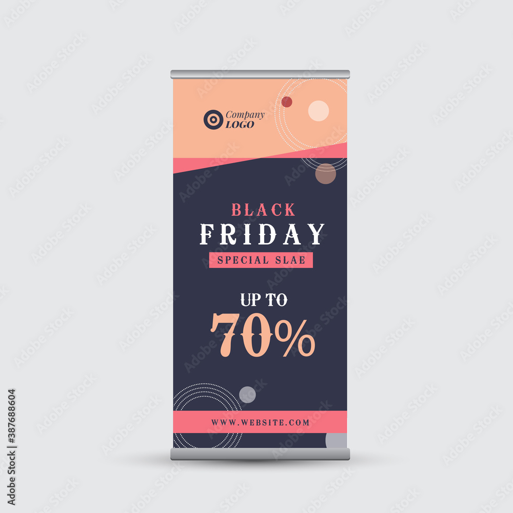 Black Friday RollUp Banner Design | Stand Up Banner | Vertical Signage | Display Poster Design Black Friday RollUp Banner Design | Stand Up Banner | Vertical Signage | Display Poster Design