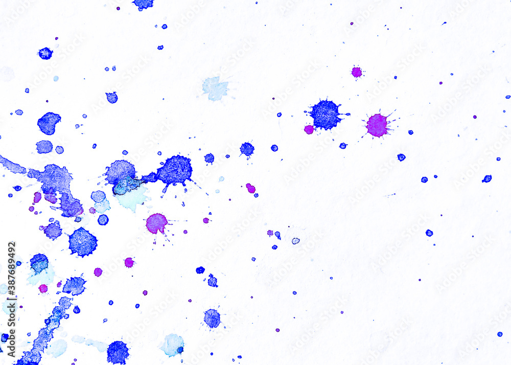 Fototapeta premium Icy Blue Tie Dye Grunge Design. Silk Batik Brush. Rose Mauve Handmade Vintage. Sky Blue Washed Out Effect. Purple Ink Chinese Art. Turquoise Watercolor Splash.