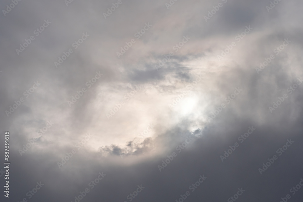 dramatic cloud formation before the rain background texture