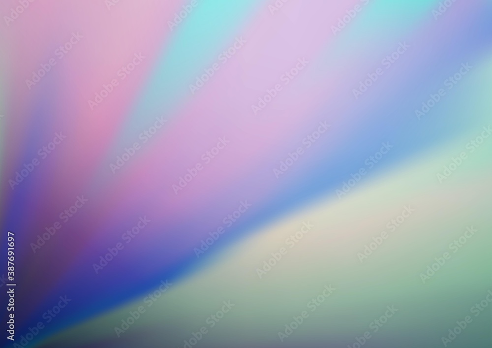Obraz premium Light BLUE vector blurred bright background.