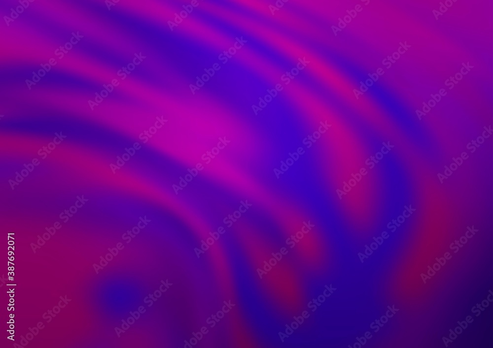 Obraz premium Light Purple vector blurred bright template.