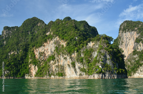 KHAOSOK NATIONAL PARK,Cheow Lan Dam ,Ratchaprapa Dam,Surattani Province,thailand 