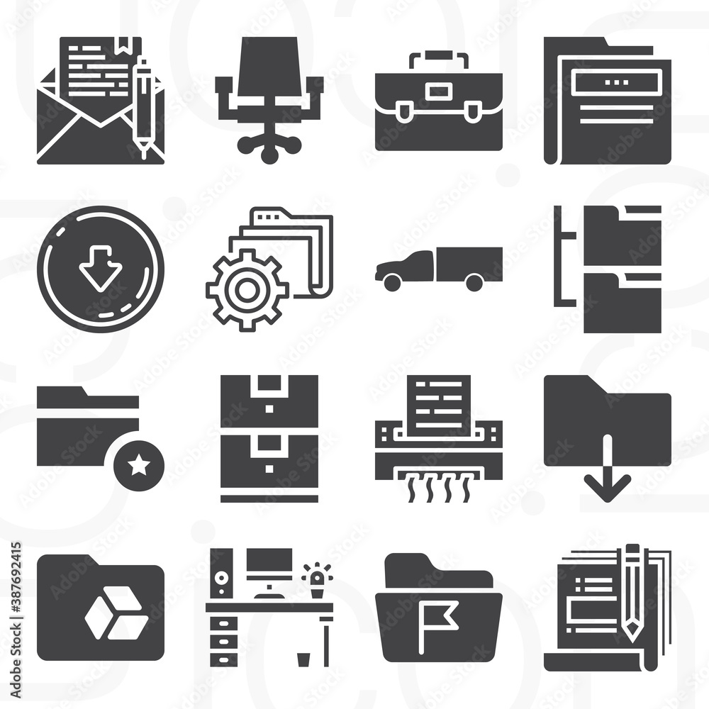 16 pack of bring filled web icons set 16 pack of bring filled web icons set