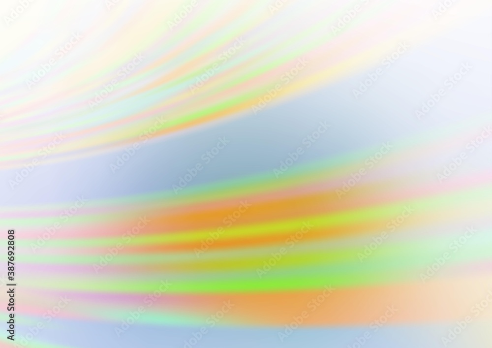 Obraz premium Light Green vector abstract blurred pattern.